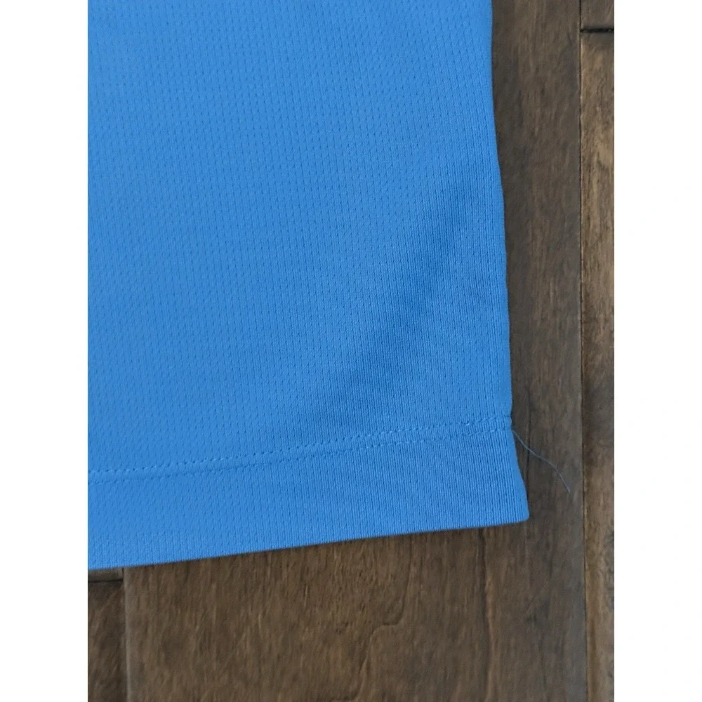 Nike Golf Dri-fit Performance Blue Polo Shirt Men's Size‎ XL Short Sleeve Logo